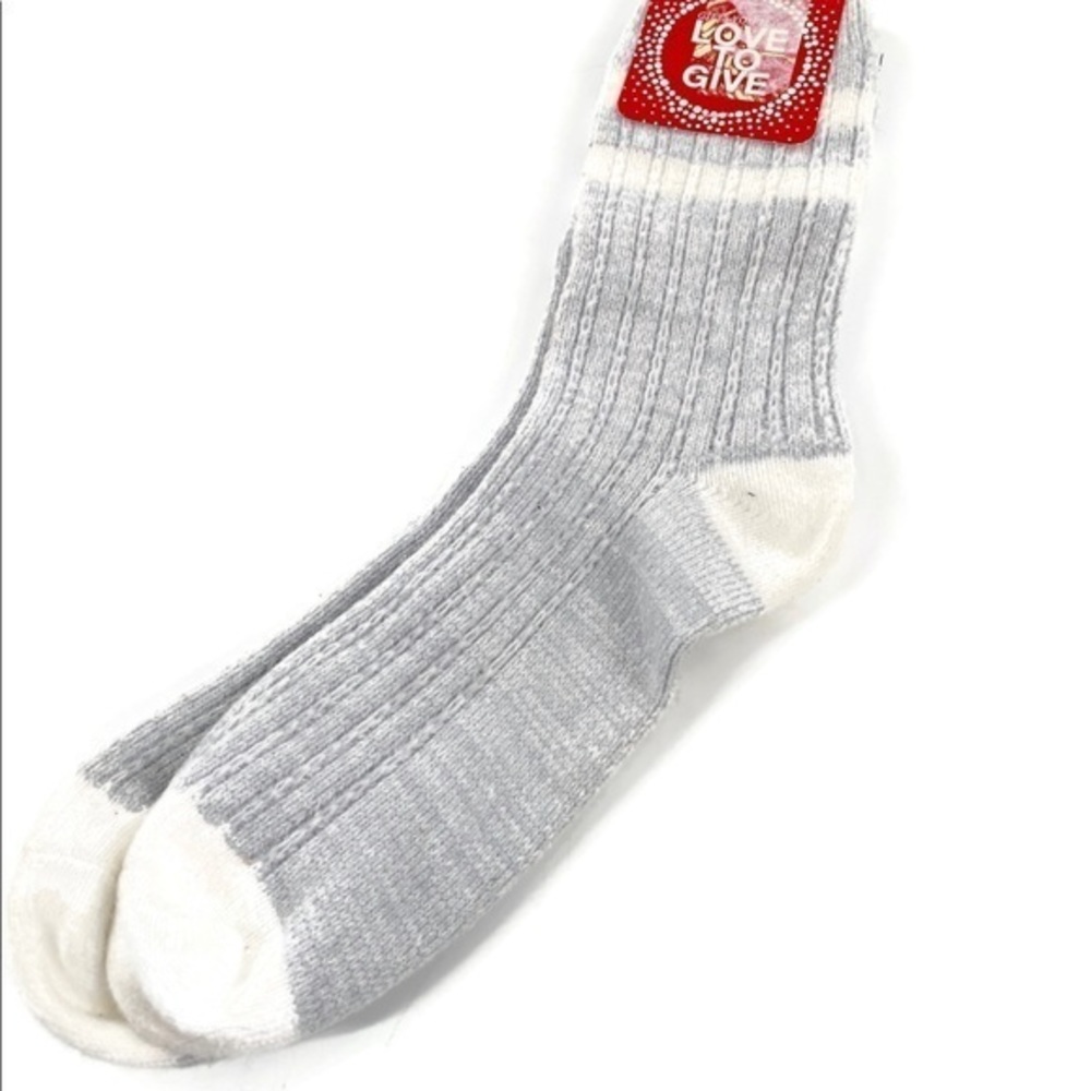Macy’s Women sleep socks - Grey One Size 9-11